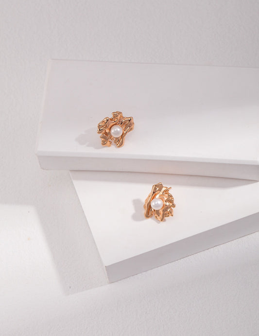 Gilded Reef Earring