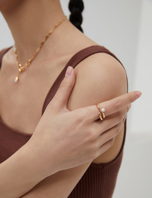 Moon Embrace Ring