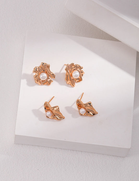 Gilded Reef Earring