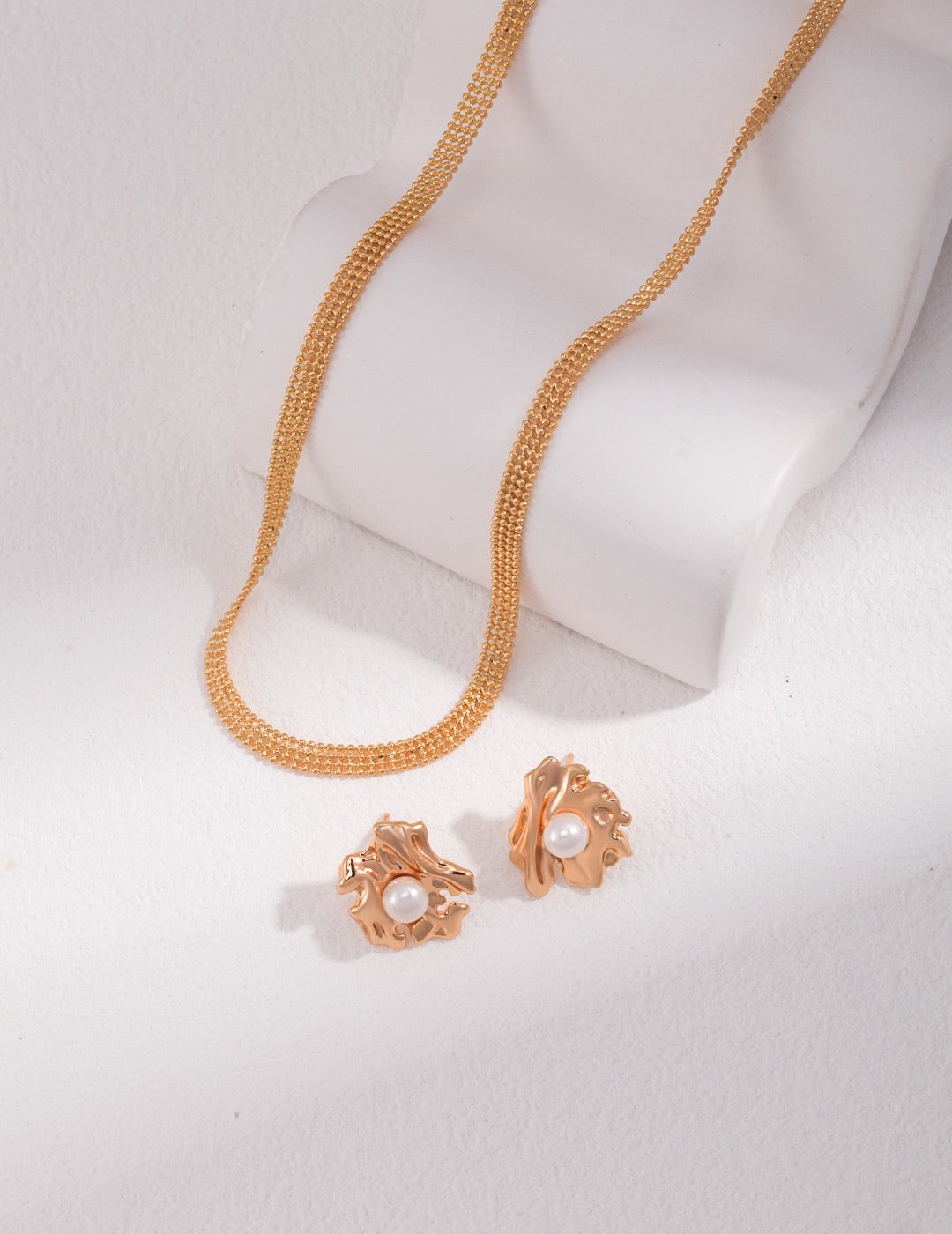 Gilded Reef Earring